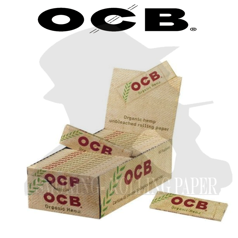 Confezione da 50 Blocchetti Canapa Biologica OCB Organic Hemp Cartine Corte 