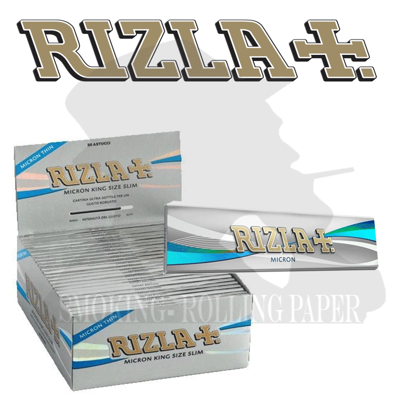  RIZLA MICRON KING SIZE SLIM 20 BOOKLETS by Rizla : Health &  Household