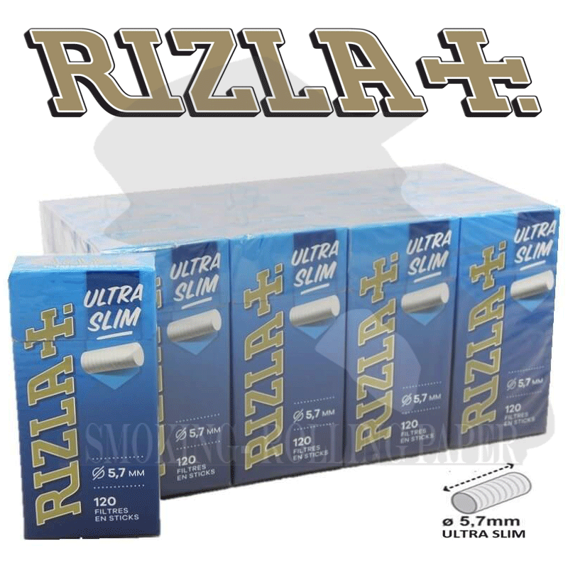 Rizla Filtri Ultra Slim 5,7mm - Box 20 Astucci da 120 Filtrini