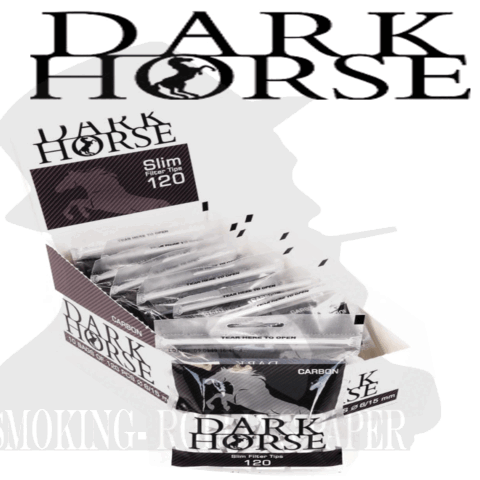 Filtri Dark Horse Slim 6mm Carboni attivi 10 Sacchetti Da120 Filtrini