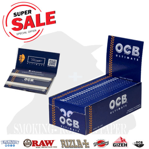 OCB Ultimate Regular Doppie Corte Double 25 Libretti 100 Cartine