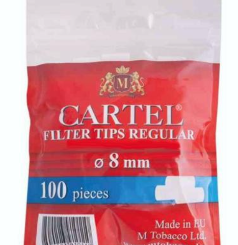 Filtre Cartel Regular Size 8mm 15mm In Busta 30 Bustine Da 100 Filtrini