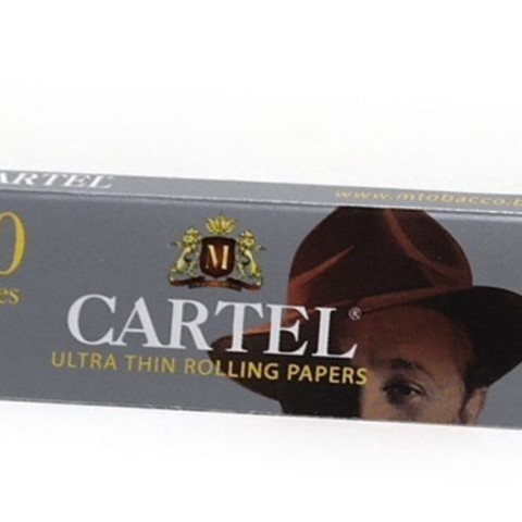 Cartine Cartel Argento Corte Silver Singole Ultra Thin Regular - Rolling paper 50 Libretti